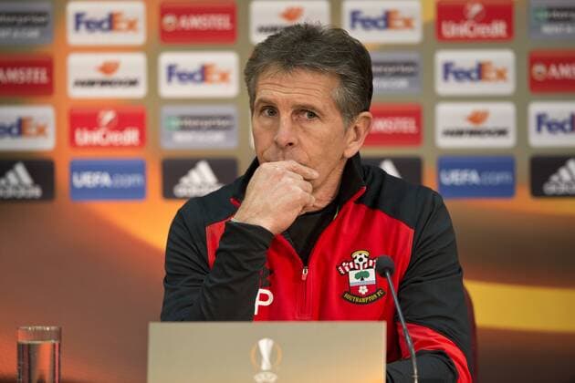 Coach of Southampton Claude Puel speaks at a press conference PK Pressekonferenz prior to the AC Sparta Praha - Southampton match in Prague, Czech Republic, November 23, 2016. (CTKxPhoto MichalxKamaryt) CTKPhotoP201611230787701  kmt 3