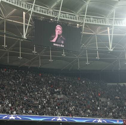 UEFA Champions League Group B match between Besiktas and Benfica at Vodafone Arena in Istanbul , Turkey ,November 23 , 2016. Pictured Fans of Besiktas. 