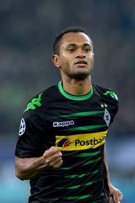Moenchengladbach, Germany 23.11.2016, UEFA Champions League - 2016 17 Season, Group C - Matchday 5, Borussia Moenchengladbach - Manchester City FC, Raffael (Moenchengladbach) jubelt nach dem seinem treffer ( DeFodi001