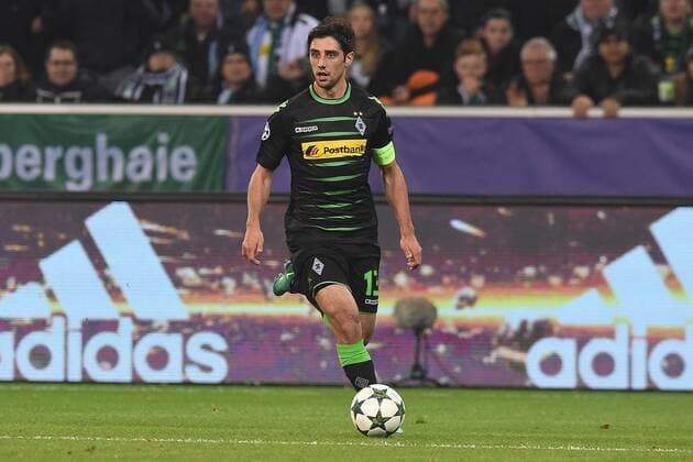 Fußball Champions League Gruppenphase 5. Spieltag Borussia Mönchengladbach - Manchester City am 23.11.2016 im Borussia-Park in Mönchengladbach Lars Stindl ( Mönchengladbach ) xRx