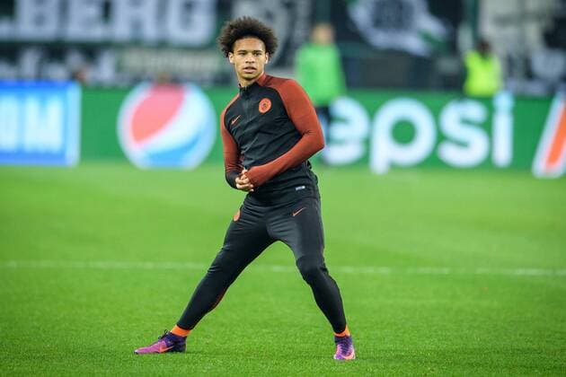 Leroy Sane (Manchester City 19) beim Championsleague Spiel zwischen Borussia Moenchengladbach und Manchester City am 23.11.2016, Moenchengladbach Copyright: xSchuelerx xEibnerx-xPressefotox EP_JSE