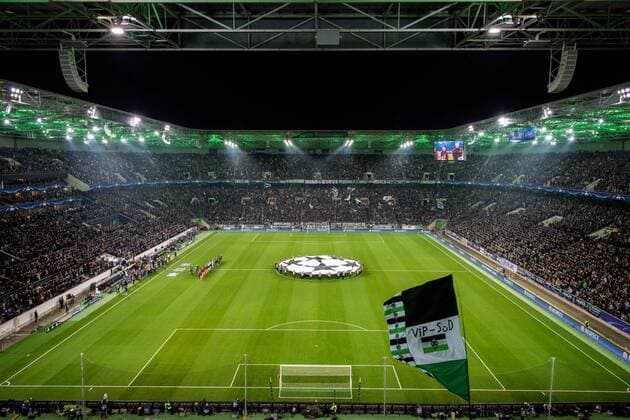Uebersicht Stadion Innenraum beim Championsleague Spiel zwischen Borussia Moenchengladbach und Manchester City am 23.11.2016, Moenchengladbach Copyright: xSchuelerx xEibnerx-xPressefotox EP_JSE