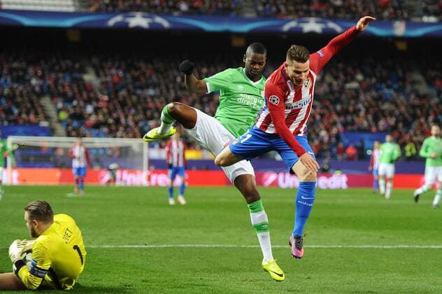MADRID,SPAIN: Gameiro, 21 of Atletico de Madrid during the UEFA Champions League Group D match between Atletico de Madrid and PSV Einhoven at Estadio Vicente Calderon on 23 11 2016, in MADRID, SPAIN. Photo by Sonia Canada Cordon Press  xSoniaxCanadax xx