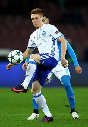 November 23, 2016 - Naples, Italy - Viktor Tsyhankov (D) during the UEFA Champions League match between SSC Napoli and FC Dynamo Kyiv at Stadio San Paolo on November 23, 2016 in Naples. SSC Napoli v FC Dynamo Kyiv - UEFA Champions League  - ZUMAn230 20161123_zaa_n230_207