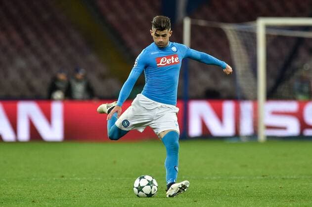 November 23, 2016 - Rome, Italy - Elseid Hysaj of Napoli during the UEFA Champions League group B match between Napoli and Dynamo Kyiv at Stadio San Paolo, Naples, Italy on 23 November 2016. Napoli v Dynamo Kyiv - UEFA Champions League  - ZUMAn230 20161123_zaa_n230_228