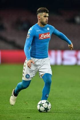 November 23, 2016 - Rome, Italy - Elseid Hysaj of Napoli during the UEFA Champions League group B match between Napoli and Dynamo Kyiv at Stadio San Paolo, Naples, Italy on 23 November 2016. Napoli v Dynamo Kyiv - UEFA Champions League  - ZUMAn230 20161123_zaa_n230_229