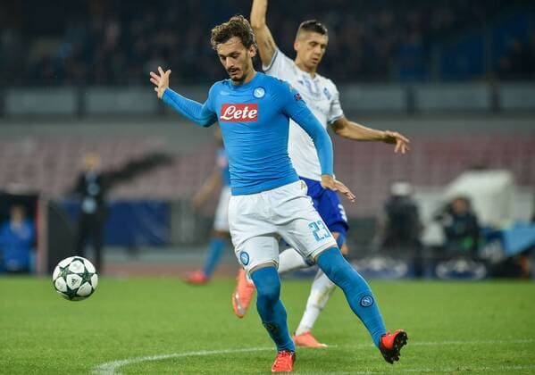 November 23, 2016 - Rome, Italy - Manolo Gabbiadini of Napoli during the UEFA Champions League group B match between Napoli and Dynamo Kyiv at Stadio San Paolo, Naples, Italy on 23 November 2016. Napoli v Dynamo Kyiv - UEFA Champions League  - ZUMAn230 20161123_zaa_n230_230