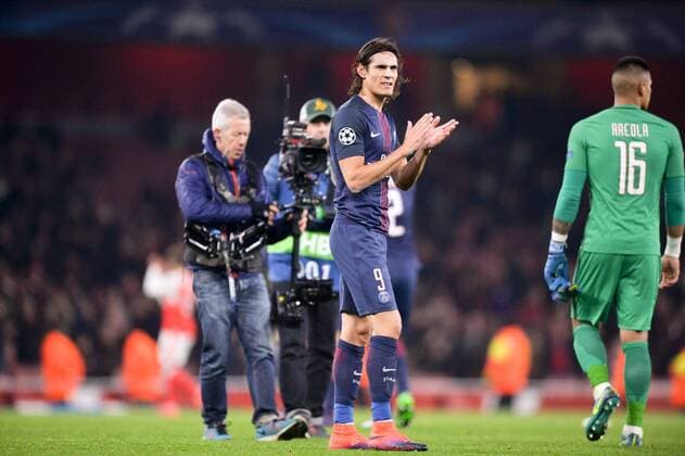 09 EDINSON CAVANI (psg) - Fussball, Champions League, FC Arsenal vs. Paris Saint Germain PSG - 23 11 2016 AnthonyBIBARD FEP Panoramic 