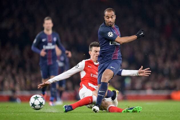 07 LUCAS MOURA (psg) - Fussball, Champions League, FC Arsenal vs. Paris Saint Germain PSG - 23 11 2016 AnthonyBIBARD FEP Panoramic 