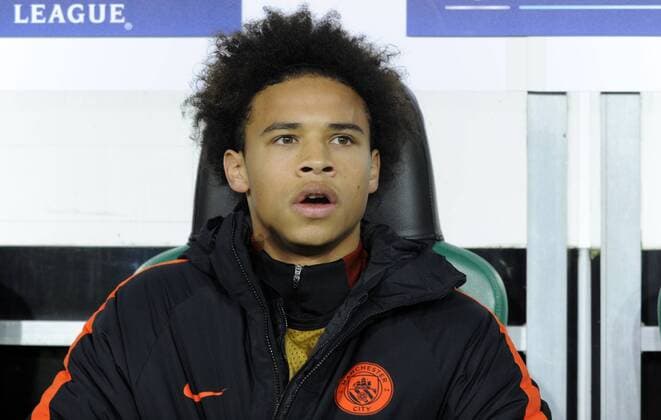 Bilder des Tages - SPORT Championsleague: Borussia Mönchengladbach - Manchester City 23.11.2016. Leroy Sane (City) Portrait auf der Bank. HM