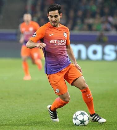 Championsleague: Borussia Mönchengladbach - Manchester City 23.11.2016. Ilkay Gündogan (Man. City). HM