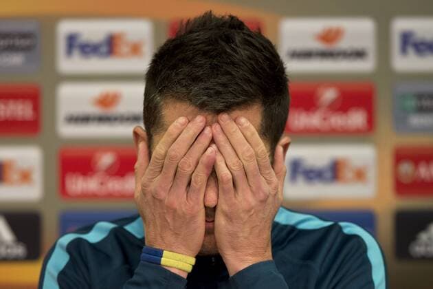 Coach of Sparta David Holoubek speaks at a press conference PK Pressekonferenz prior to the AC Sparta Praha - Southampton match in Prague, Czech Republic, November 23, 2016. (CTKxPhoto MichalxKamaryt) CTKPhotoF201611240655601  kmt archiv