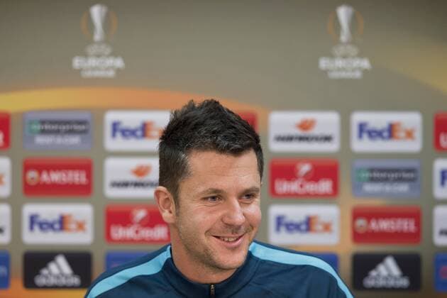 Coach of Sparta David Holoubek speaks at a press conference PK Pressekonferenz prior to the AC Sparta Praha - Southampton match in Prague, Czech Republic, November 23, 2016. (CTKxPhoto MichalxKamaryt) CTKPhotoF201611240657401  kmt archiv