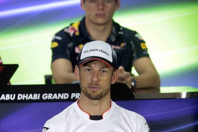Abu Dhabi Grand Prix, UAE 24 - 27 November 2016 24.11.2016 - press conference PK Pressekonferenz Jenson Button (GBR) McLaren Honda MP4-31 