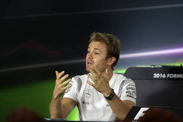 Abu Dhabi Grand Prix, UAE 24 - 27 November 2016 24.11.2016 - press conference PK Pressekonferenz Nico Rosberg (GER) Mercedes AMG F1 W07 Hybrid 