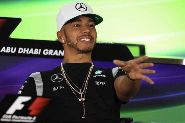 24.11.2016. Abu Dhabi, UAE. Formula 1 Grand Prix of Abu Dhabi. Driver arrival and press conference PK Pressekonferenz day. Lewis Hamilton - Mercedes AMG Petronas F1 Team at the press conference xLeannexBoonx  ActionPlus11813437