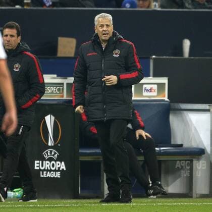 24.11.2016, Fussball UEFA Europa League, 2016 17, 5. Spieltag, FC Schalke 04 - OGC Nizza, Cheftrainer Lucien Favre (OGC Nizza)