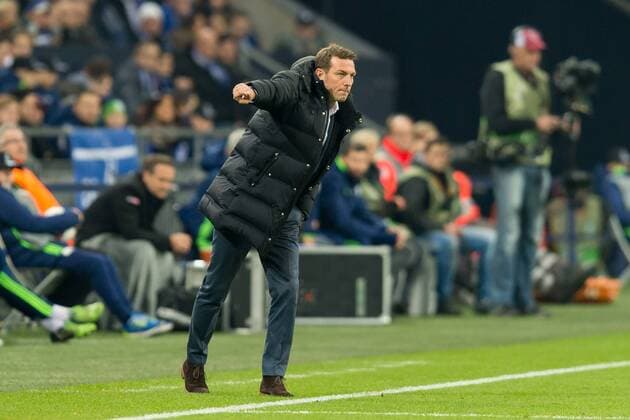 Gelsenkirchen, Germany 24.11.2016, UEFA Europa League - 2016 2017 Season, Gruppenphase, 5. Spieltag - Matchday 5, FC Schalke 04 - OGC Nizza, Trainer Markus Weinzierl (S04) ( DeFodi001
