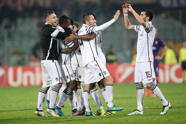Esultanza finale giocatori del Paok Celebration Paok Firenze 24-11-2016 Stadio Artemio Franchi Europa League Fiorentina - Paok Foto Luca Pagliaricci Insidefoto LucaxPagliaricci