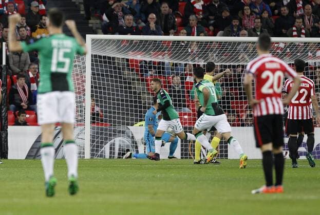 UEFA Europa League, Athletic de Bilbao vs Sassuolo Calcio: Francesco Acerbi - Jubel  xDAVIDxS.xBUSTAMANTEx xx