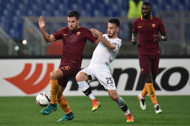 Kevin Strootman Roma, Jakub Hromada Plzen Europa Football League 2016 2017 AS Roma - Viktoria Plzen AndreaxStaccioli