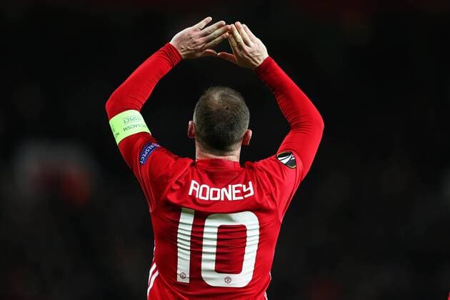 Bilder des Tages - SPORT Wayne Rooney of Manchester United ManU celebrates after scoring his sides first goal during the UEFA Europa League match at Old Trafford, Manchester. Picture date: November 24th 2016. Pic Matt McNulty Sportimage EDITORIAL USE ONLY. No use with unauthorised audio, video, data, fixture lists, club league logos or live services. Online in-match use limited to 120 images, no video emulation. No use in betting, games or single club league player publications.
