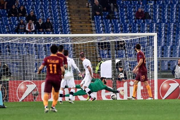 November 24, 2016 - Rome, Italy - Martin Zeman of Viktoria Plzen scores first goal during the UEFA Europa League match between Roma and Viktoria Plzen at Stadio Olimpico, Rome, Italy on 24 November 2016. Roma v Viktoria Plzen - UEFA Euope League  - ZUMAn230 20161124_zaa_n230_152
