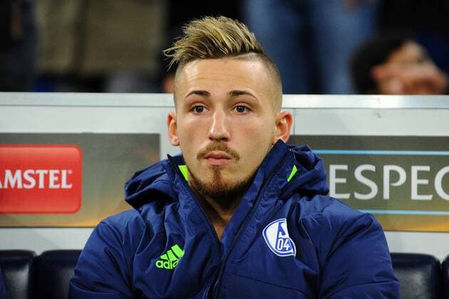 GER, Europa League, FC Schalke 04 vs OGC Nizza 24.11.2016, Veltins-Arena, Gelsenkirchen, GER, Europa League, FC Schalke 04 vs OGC Nizza, im Bild Donis Avdijaj ( Schalke 33 ) Foto © nordphoto Treese Local Caption nordphotoxTreese