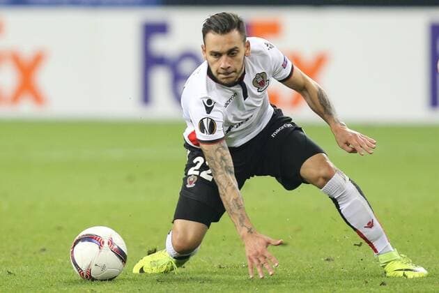 Anastasios Donis ( 22, OGC Nizza), FC Schalke 04 vs. OGC Nizza, Fussball, UEFA Europa League, 24.11.2016, Gelsenkirchen Copyright: xDeutzmann Eibner-Pressefotox EP_CDN