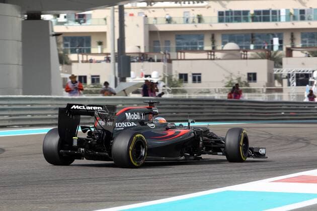 Abu Dhabi Grand Prix, UAE 24 - 27 November 2016 25.11.2016 - Free Practice 1, Fernando Alonso (ESP) McLaren Honda MP4-31 