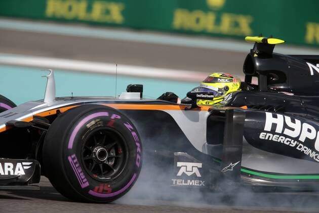 Abu Dhabi Grand Prix, UAE 24 - 27 November 2016 25.11.2016 - Free Practice 1, Sergio Perez (MEX) Sahara Force India F1 VJM09 