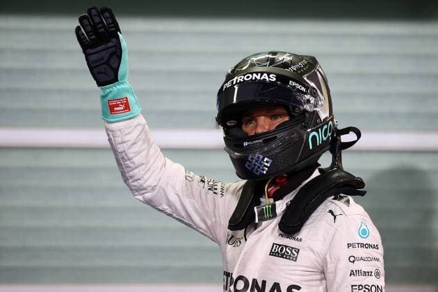 Abu Dhabi Grand Prix, UAE 24 - 27 November 2016 26.11.2016 - Qualifying, 2nd place Nico Rosberg (GER) Mercedes AMG F1 W07 Hybrid 