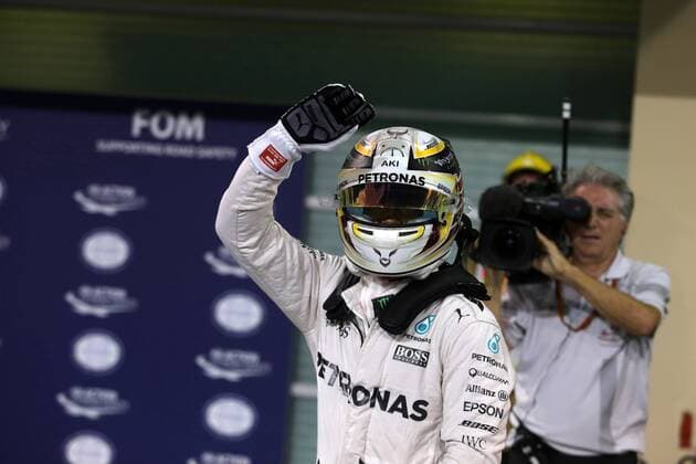Abu Dhabi Grand Prix, UAE 24 - 27 November 2016 26.11.2016 - Qualifying, Lewis Hamilton (GBR) Mercedes AMG F1 W07 Hybrid pole position 