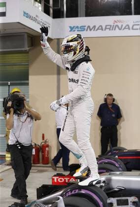 Motorsports: FIA Formula One World Championship WM Weltmeisterschaft 2016, Grand Prix of Abu Dhabi, 44 Lewis Hamilton (GBR, Mercedes AMG Petronas Formula One Team), xHOCHxZWEIx