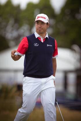 MELBOURNE, VIC - NOVEMBER 27: Ryo Ishikawa of Japan collects his ball on the final day of the ISPS HANDA World Cup of Golf on November 27, 2016, at Kingston Heath Golf Club in Melbourne, Australia. (Photo by Jason Heidrich Icon Sportswire) GOLF: NOV 27 World Cup of Golf - Final Round Icon161127092 EDITORIAL USE ONLY