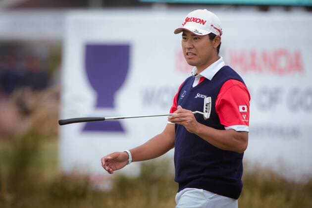 MELBOURNE, VIC - NOVEMBER 27: Ryo Ishikawa of Japan walks towards his ball on the final day of the ISPS HANDA World Cup of Golf on November 27, 2016, at Kingston Heath Golf Club in Melbourne, Australia. (Photo by Jason Heidrich Icon Sportswire) GOLF: NOV 27 World Cup of Golf - Final Round Icon161127087 EDITORIAL USE ONLY