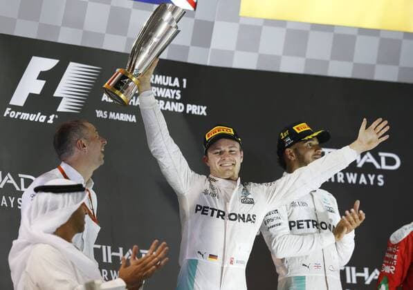 Motorsports: FIA Formula One World Championship WM Weltmeisterschaft 2016, Grand Prix of Abu Dhabi, 6 Nico Rosberg (GER, Mercedes AMG Petronas Formula One Team), xHOCHxZWEIx