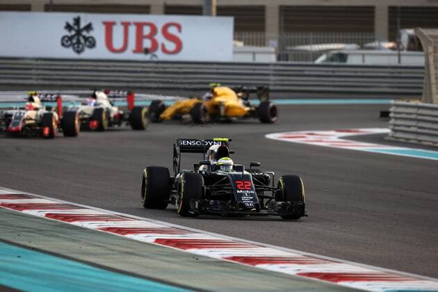 Abu Dhabi Grand Prix, UAE 24 - 27 November 2016 27.11.2016 - Race, Jenson Button (GBR) McLaren Honda MP4-31 