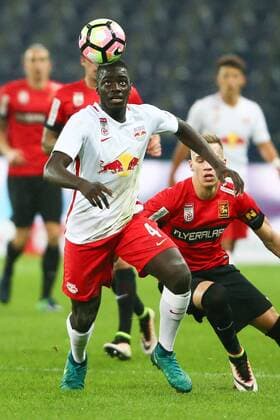 SOCCER - BL, RBS vs Admira SALZBURG,AUSTRIA,27.NOV.16 - SOCCER - tipico Bundesliga, Red Bull Salzburg vs FC Admira Wacker Moedling. Image shows Dayot Upamecano (RBS). GEPAxpictures xFelixxRoittner