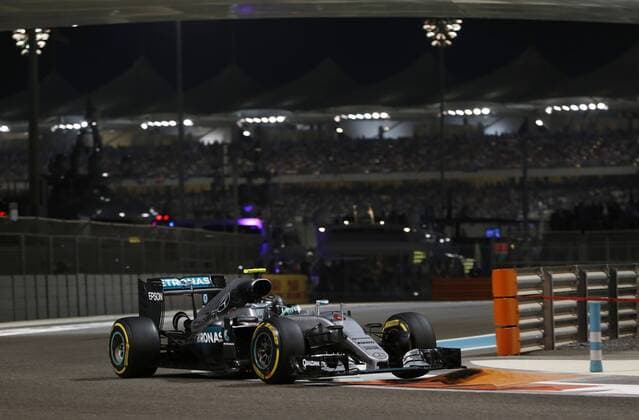Motorsports: FIA Formula One World Championship WM Weltmeisterschaft 2016, Grand Prix of Abu Dhabi, 6 Nico Rosberg (GER, Mercedes AMG Petronas Formula One Team), xHOCHxZWEIx