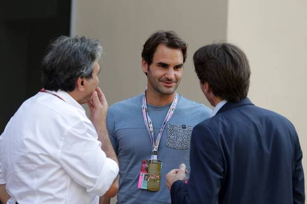 Abu Dhabi Grand Prix, UAE 24 - 27 November 2016 27.11.2016 - Race, Roger Federer (SUI) tennis player 