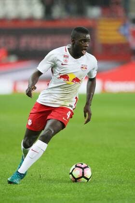 SOCCER - BL, RBS vs Admira SALZBURG,AUSTRIA,27.NOV.16 - SOCCER - tipico Bundesliga, Red Bull Salzburg vs FC Admira Wacker Moedling. Image shows Dayot Upamecano (RBS). GEPAxpictures xMathiasxMandl