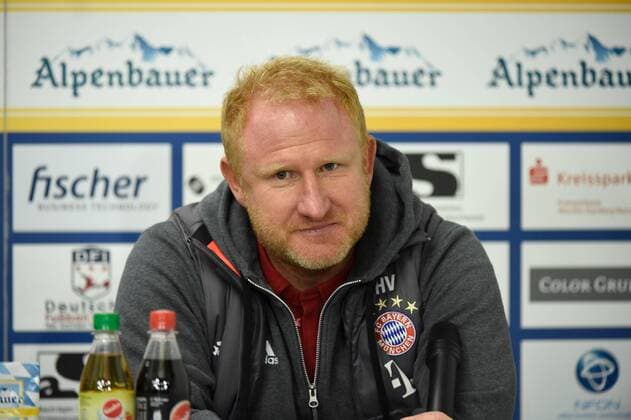 Heiko Vogel, Trainer (FC Bayern Muenchen II), Portrait, Pressekonferenz, SpVgg Unterhaching vs FC Bayern Muenchen II, 27.11.16,