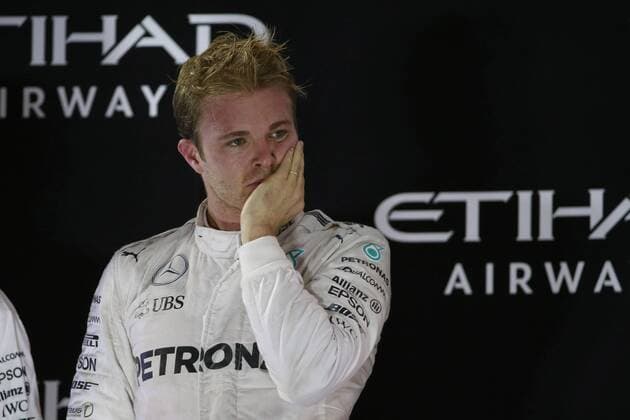Abu Dhabi Grand Prix, UAE 24 - 27 November 2016 27.11.2016 - Race, 2nd place Nico Rosberg (GER) Mercedes AMG F1 W07 Hybrid and Champion 2016 
