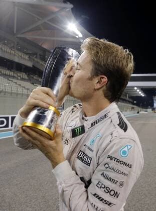 Formel 1, GP von Abu Dhabi, Nico Rosberg ist Weltmeister Motorsports: FIA Formula One World Championship WM Weltmeisterschaft 2016, Grand Prix of Abu Dhabi, 6 Nico Rosberg (GER, Mercedes AMG Petronas Formula One Team), xHOCHxZWEIx