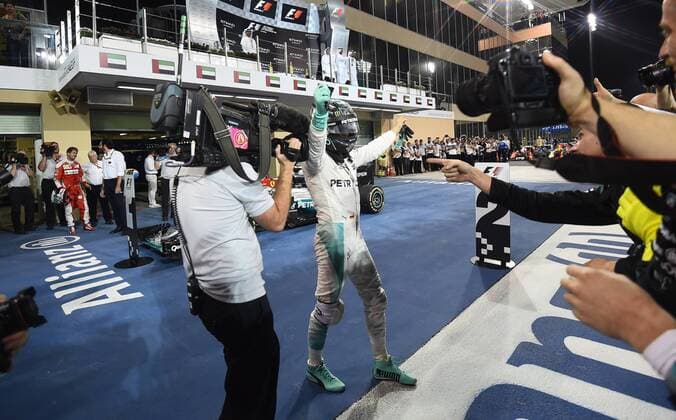 World Champion Nico Rosberg; Mercedes Grand Prix, formula 1 GP, Abu Dhabi, Yas Marina Circuit, VAE, 27.11.2016 Photo:mspb Jerry Andre World Champion Nico Rosberg; Abu Dhabi,