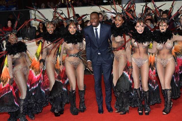 November 28, 2016 - London, London, UK - USAIN BOLT attend s the I Am Bolt world film premiere. London, UK. I Am Bolt World Film Premiere  - ZUMAl94_ 20161128_zaf_l94_061
