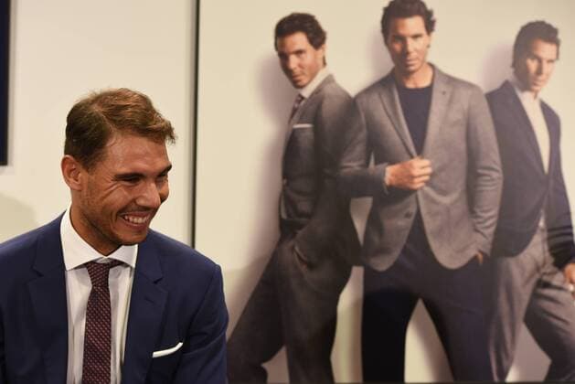 Bilder des Tages - Sport Spain: Rafael Nadal in Madrid The Spanish tennis Rafael Nadal, 30 years-old, pictured during a press conference PK Pressekonferenz for new campaign of Tommy Hilfiger in Madrid.  JorgexSanz PacificxPress