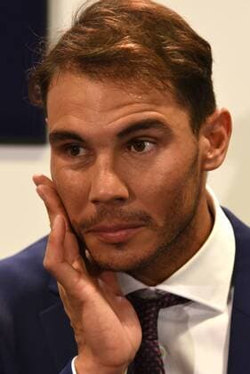 Tennis, Rafael Nadal - Werbetermin für Tommy Hilfiger Spain: Rafael Nadal in Madrid The Spanish tennis Rafael Nadal, 30 years-old, pictured during a press conference PK Pressekonferenz for new campaign of Tommy Hilfiger in Madrid.  JorgexSanz PacificxPress