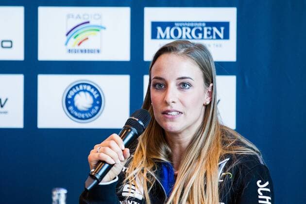 Lenka Duerr (Schweriner SC); DVV-Pokal Pressekonferenz, Dorint-Kongresshotel, Mannheim Deutschland, 20161129; Mannheim Copyright: xWuechnerx xEibner-Pressefotox EP_nwr